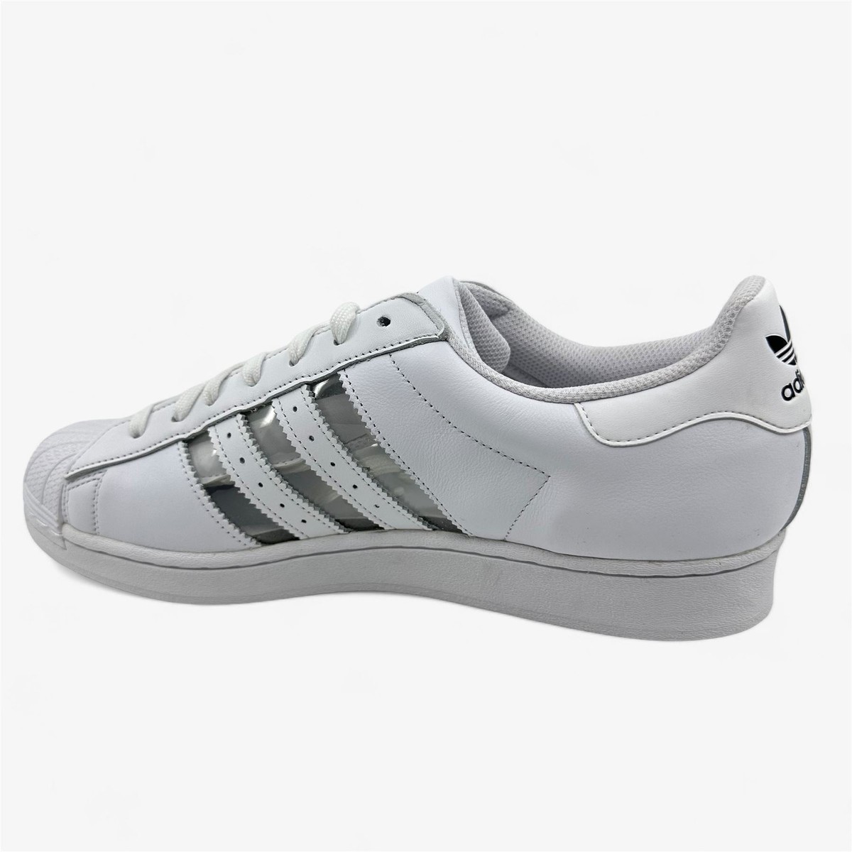 Adidas Superstar White Transparent Stripes Mens Size 13 Athletic Sneaker |  eBay