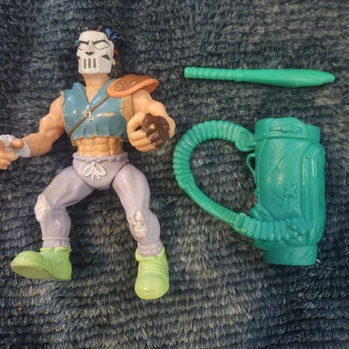 1989 Casey Jones Teenage Mutant Ninja Turtles Figure Playmates TMNT Vintage