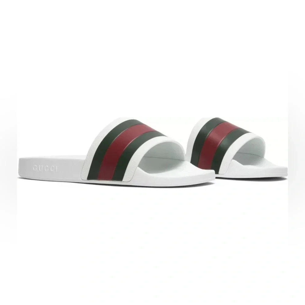 Gucci White Slide Sandals for Men for sale - eBay display picture 3