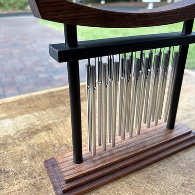 Vintage TEAK Meditation JW STANNARD Tranquility WIND CHIME
