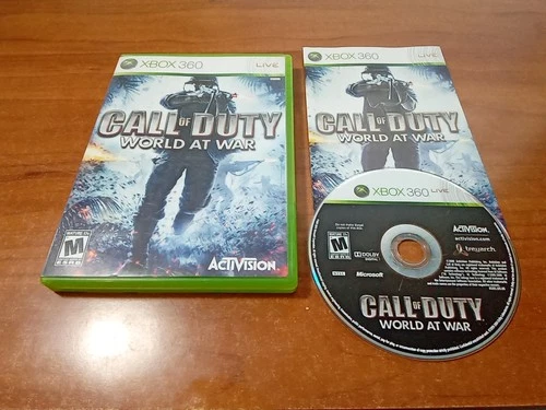 CIB Call of Duty: World at War (Microsoft Xbox 360, 2008) Complete *TESTED*