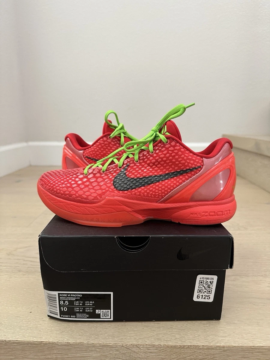 Las mejores ofertas en Nike Kobe 6 Protro Low Reverse Grinch | eBay
