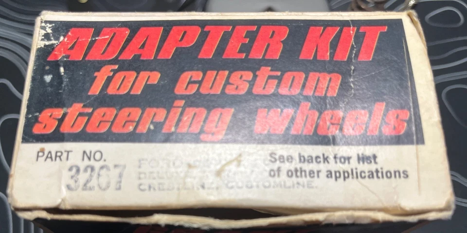 1949 - 1956 FORD DELUXE CUSTOM CRESTLINE GRANT STEERING WHEEL ADAPTER KIT 3267 - Image 3 of 3