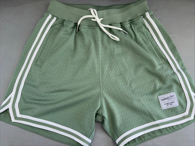 Mitchell &Ness Branded basketball Mesh Shorts Athletic Medium Green NWOT MSRP$55