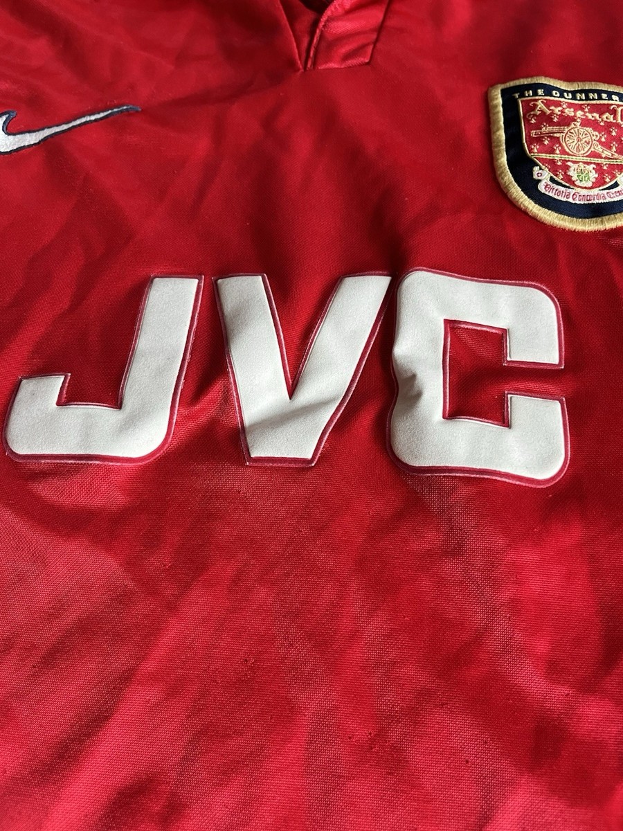 Nike Arsenal ベルカンプ ナイキ アーセナル Arsenal Nike 1996/1998 Home Soccer Jersey Shirt Size M