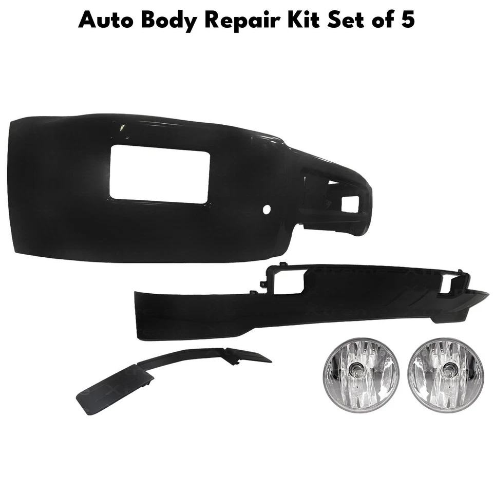 Front Bumper Paintable & Trim Kit For 2015-19 Chevrolet Silverado 2500 HD 3500 Foto 2 de 4