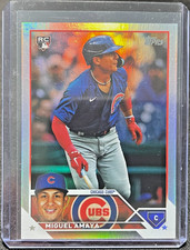 2023 Topps Update Series Miguel Amaya #US60 Rainbow Foil RC
