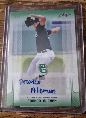 2017 Leaf Perfect Game National Showcase 1/1 Franco Aleman #BA-FA1 Auto 