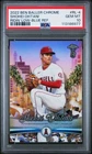 2022 Topps Chrome Ben Baller Shohei Ohtani Ridin' Low Blue Refractor /75 PSA 10