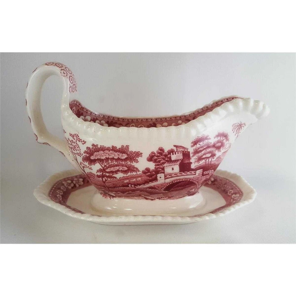 Sauciere Spode Copeland Pink Tower - Bild 4 von 4