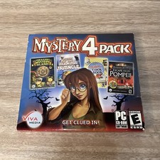 Mystery 4 Pack PC CD-Rom Windows Viva Media Hidden Object Game Compilation