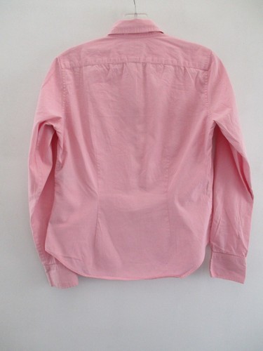 Lauren Ralph Lauren Women's Size P Petite Long Sleeve Pink Button Front Blouse - Picture 10 of 12
