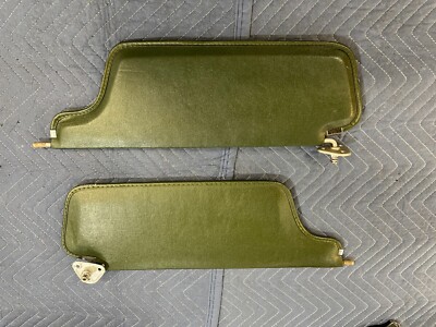 1969 charger sun visor set b-body NEED REPAIR BUT VERY COMPLETE EASY FIX 23 PICS