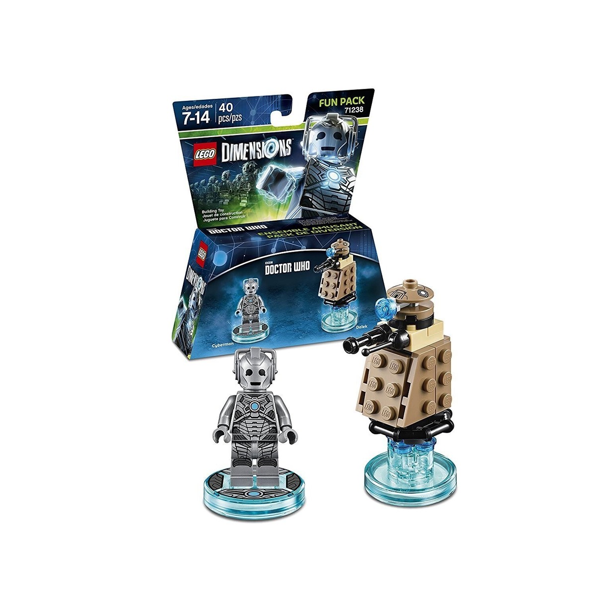 Lego Fun Pack - Doctor Who (Cyberman and Dalek) 71238 Dimensions
