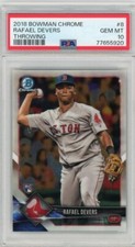 2018 Topps Bowman Chrome Boston Red Sox Rafael Devers Base RC PSA鑑定済