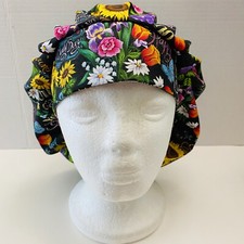 women surgical/scrub/hat/ cap bouffant style  - FLORAL