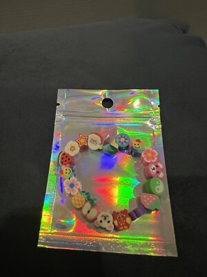 Handgefertigtes Ton Perlen Armband - lustig, bunt und perfekt für jedes Alter! Schnell  