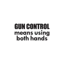 Gun Control Both Hands - Decal Sticker - Multiple Color Sizes - Ebn1830 Gun Control Both Hands - Decal Sticker - Multiple Color Sizes - Ebn1830