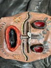 Vintage Hand Painted Paper Mache Mask — photo 4