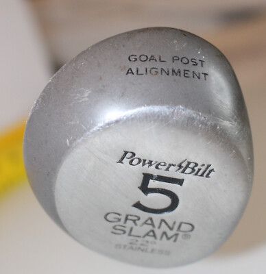 PowerBilt Grand Slam GS125 Stainless 5 wood golf club 22* loft steel regular RH
