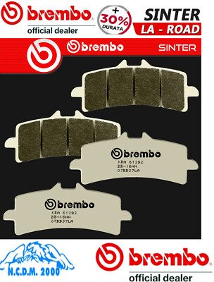 SATZ 4 BREMSBELÄGE VORNE BREMBO LA SINTER STRASSE FÜR BREMSSATTEL M4