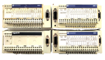 Telemecanique Connection sub-base ABE7-CPA01 ABE7CPA01 USED.(LOT OF 4-)