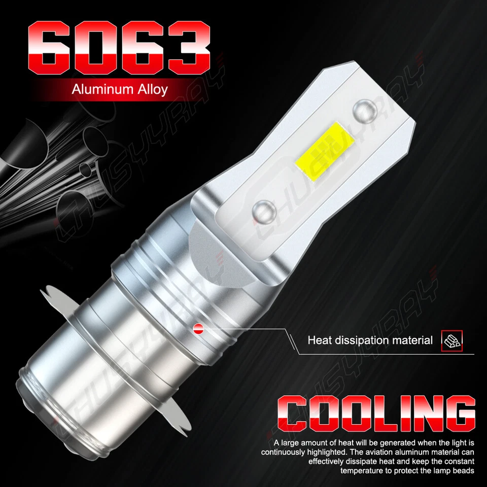 Faro 100W para Honda 1988-2000 TRX300 FourTrax 300 luces LED bombilla Foto 3 de 4