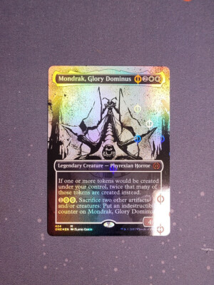 Mondrak, Glory Dominus ( Borderless Ichor Step-and-Compleat Foil