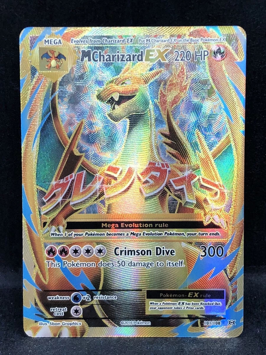  Pokemon - Mega-Charizard-EX (101/108) - XY Evolutions - Holo :  Toys & Games