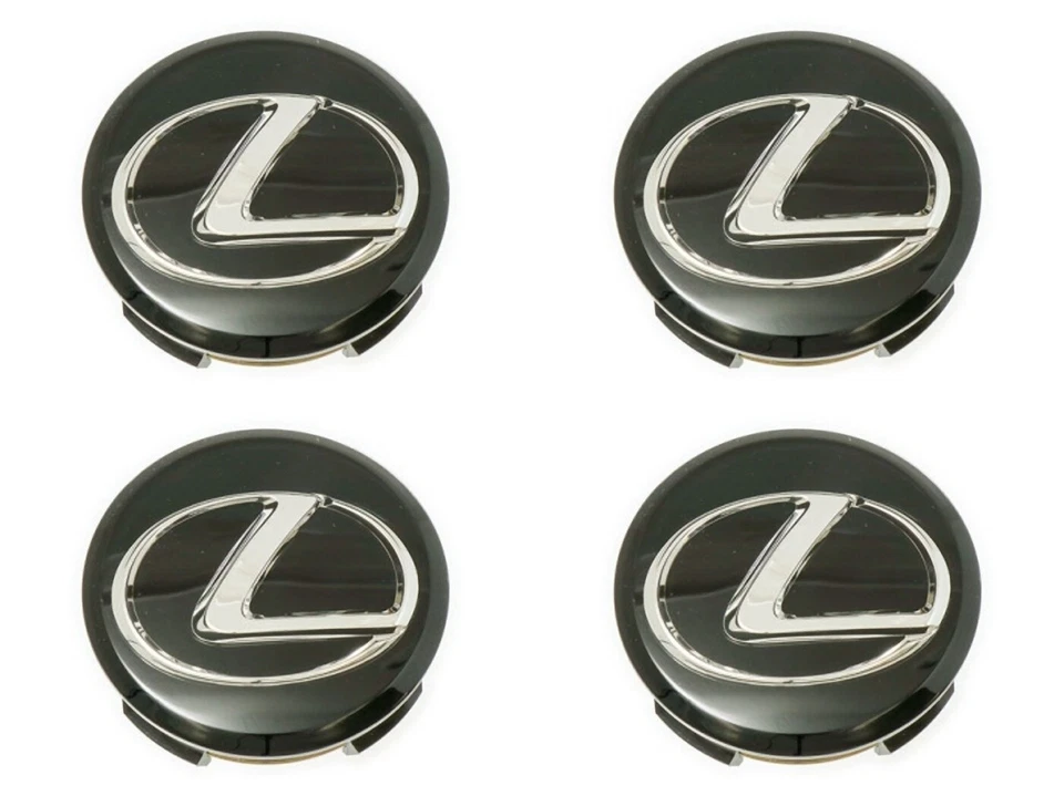 LEXUS GENUINE 11-17 CT200h ORNAMENT BLACK LOGO WHEEL HUB CAP 42603-76021 OEM New — 第 3/4 张图片
