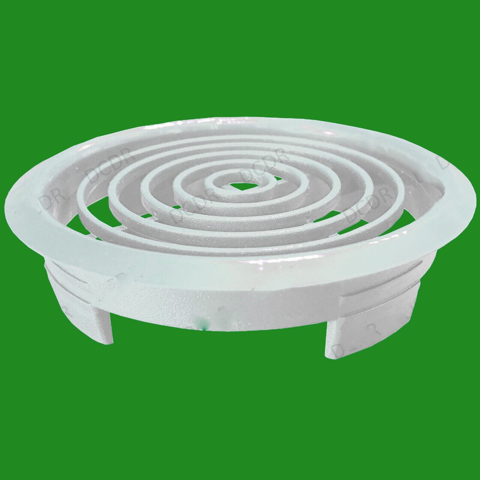 25x White Vivarium Reptile Push Fit Round Air Vents 80mm 70mm Hole