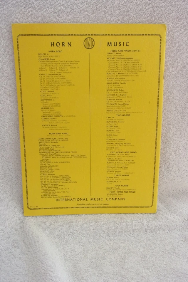 Beethoven Sonata Opus 17 Para Cuerno y Piano Nº 1205 Foto 2 de 4