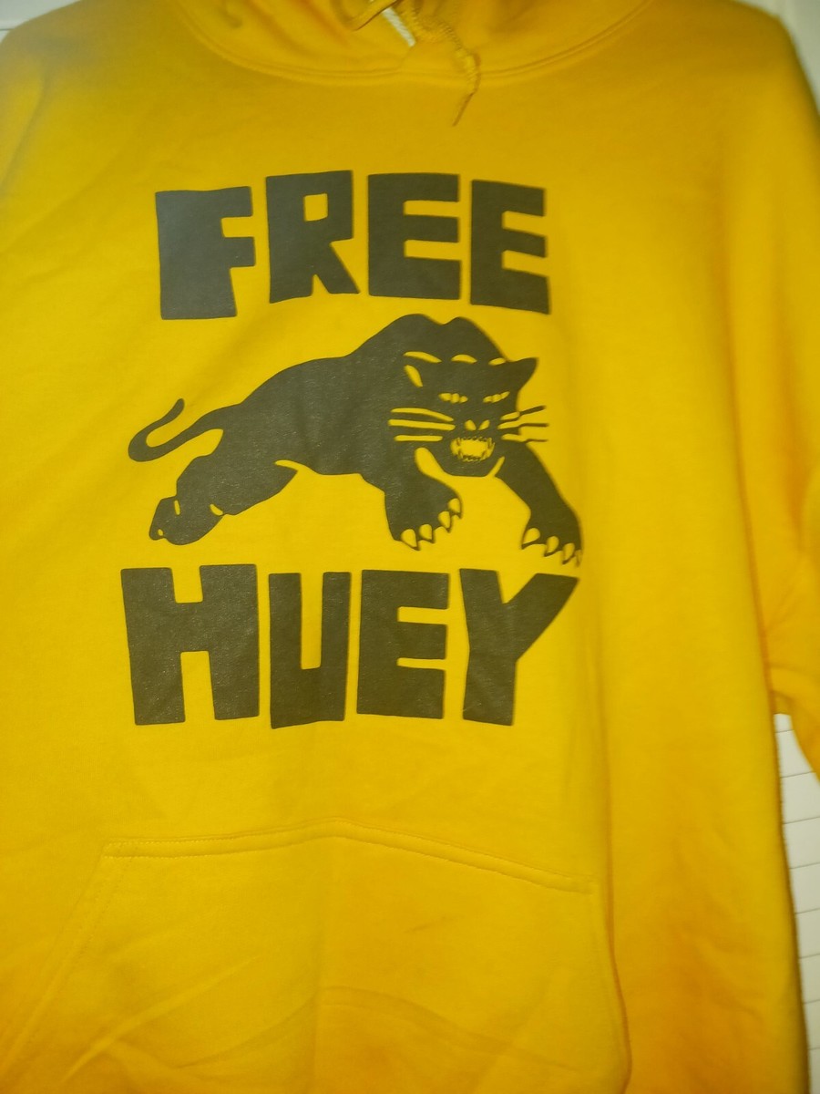 RARE Free Huey Newton Black Panthers Sweatshirt Hoodie XL Extra