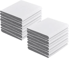 16 Pcs Door Corner Seals Weather Stripping Draft Stopper Self-Adhesive Exteri...