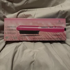 Royale Multi-Purpose Ceramic Hair Brush Pink Dry, Straightener / Curling Iron 