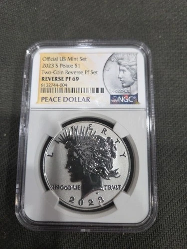 2023 S Peace Silver Dollar Reverse Proof Coin NGC PF 69 Early Releases