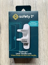 Safety 1st OutSmart Child Proof Door Lever Lock - White Open Box 
