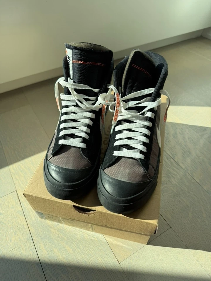 Size 10 - Off-White x Nike Blazer Mid Grim Reapers - Image 2 of 4