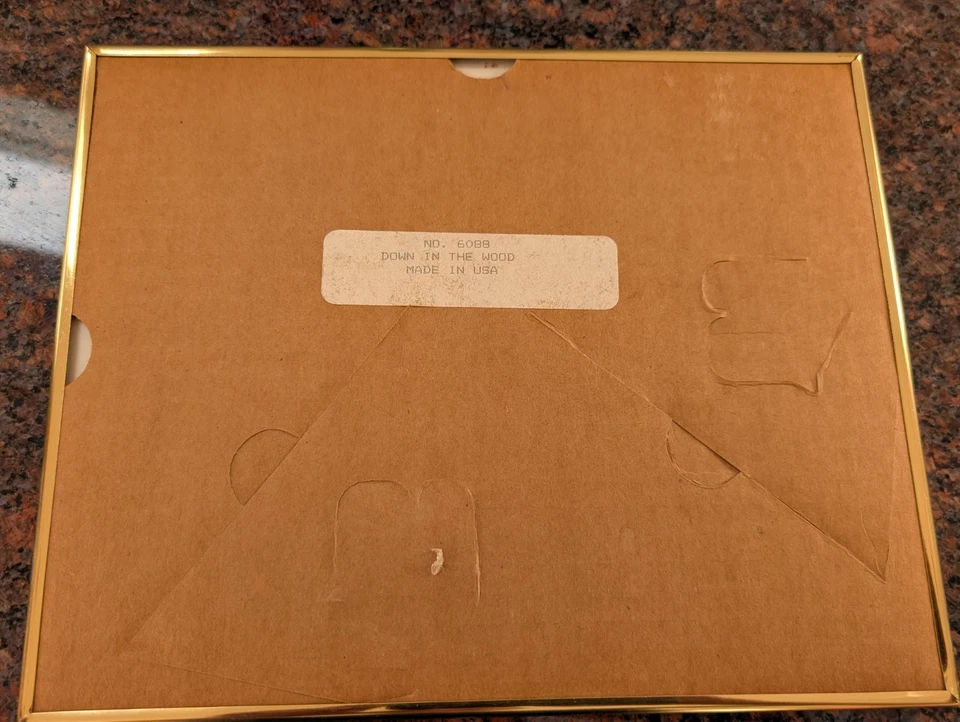 Jean & Ron Henry 复古童话图片“DOWN BY THE WOODS”箔艺术 Dufex — 第 3/4 张图片