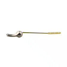 Front Mount Toilet Tank Lever in Brushed Nickel