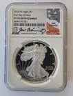 2018-W Proof American Silver Eagle NGC PF70 Ultra Iskowitz