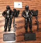 GI Joe ARAH Custom Black Ops Crimson Guard Set of 2