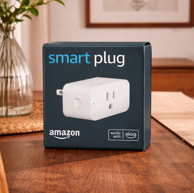 Smart Plug WiFi Outlet Works w/ Voice Assistants Easy Setup Home Automation Time