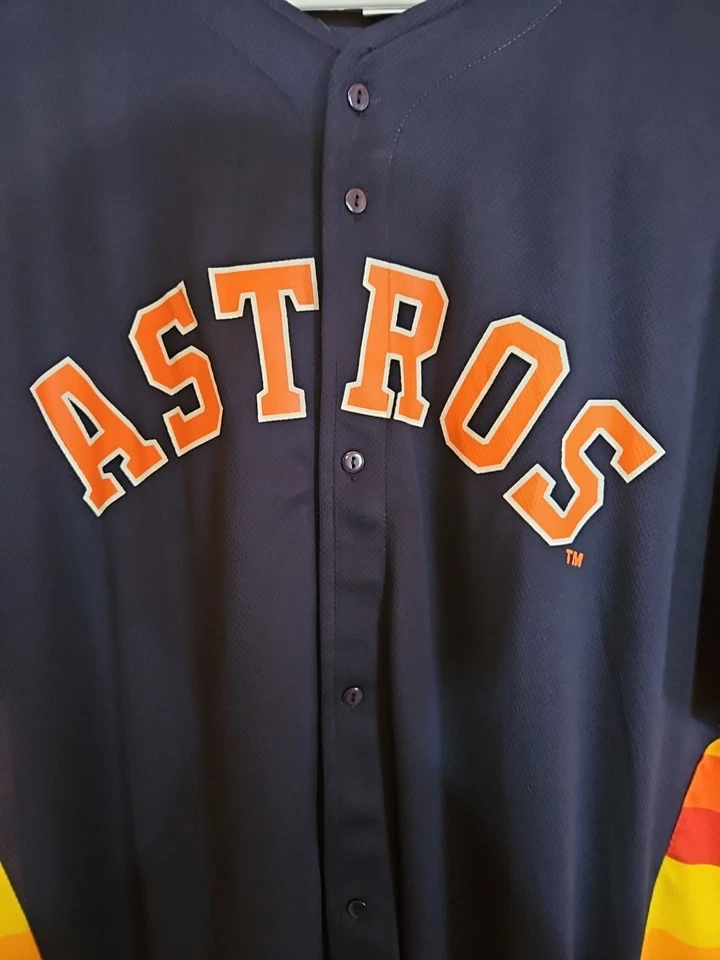 Mens Houston Astros Jose Altuve 2017 World Series Jersey Size XL - Image 2 of 4