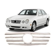 K&uuml;hlergrill Chrom & Silber passend f&uuml;r Mercedes-Benz E-Klasse W210 1999-2002