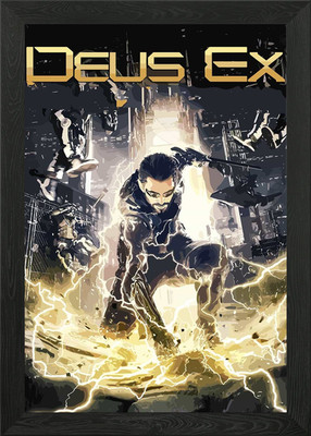 Deus Ex: Human Revolution Kunstwerk gerahmt Wandbild Poster Leinwanddruck Bild