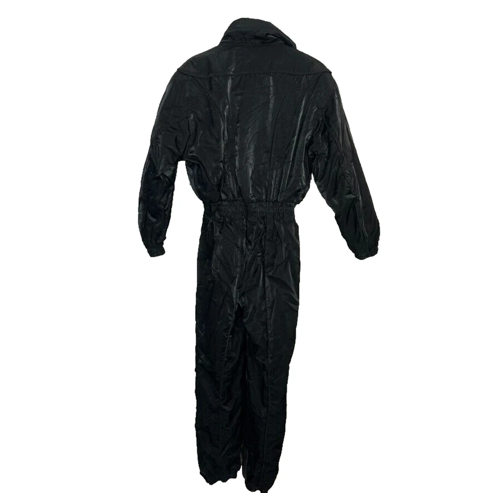 Traje de esquí Descente para mujer talla 8 una pieza traje de nieve babero retro body concha de colección Foto 2 de 4