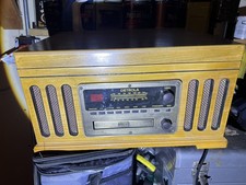 Detrola KM837 Record Player Turntable AM/FM Radio CD Player