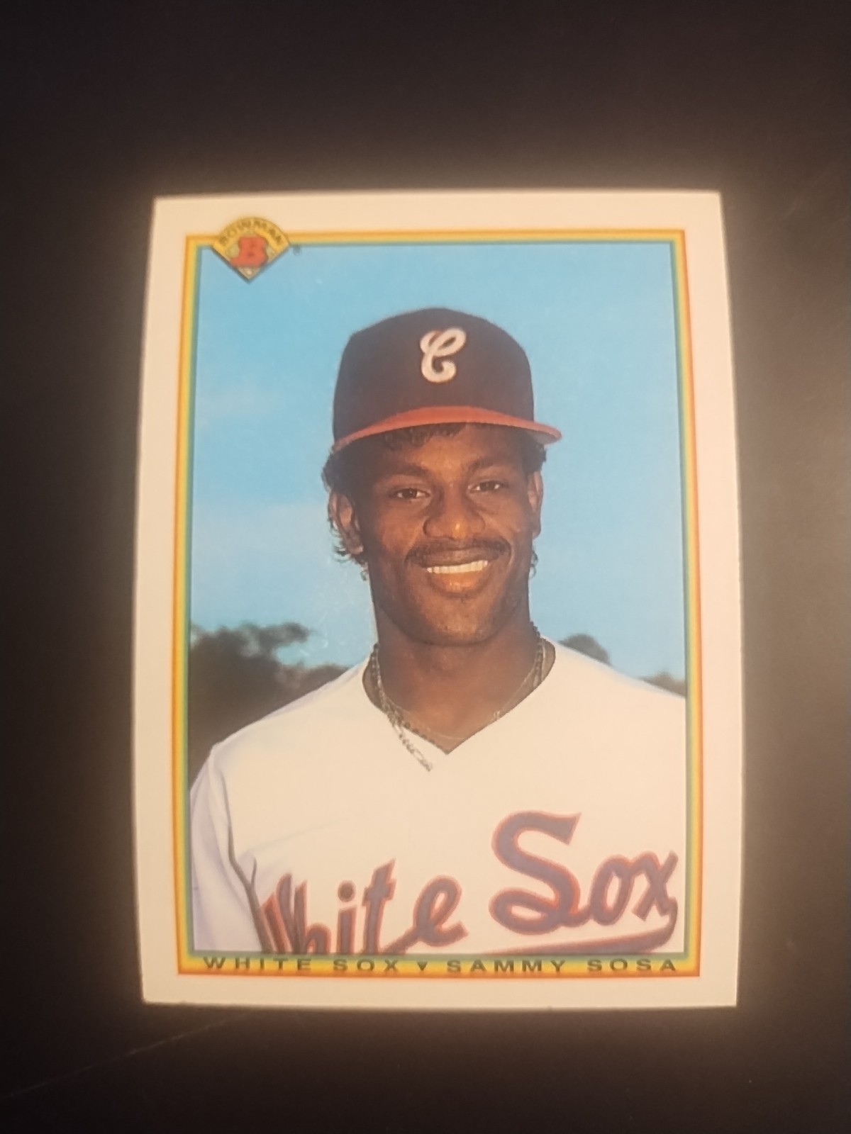 Sammy Sosa 1990 Bowman #312 Rookie Card Chicago White Sox