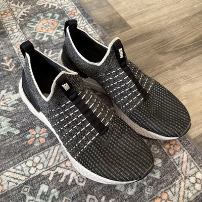 Nike React Phantom Run Flyknit 2 Black/White Men's Low Top SIZE 10 CJ0280-002